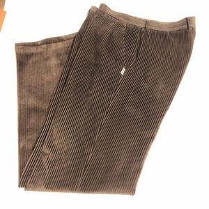Vintage FILA Italian Made Wide Wale Corduroy Trousers 32/32 Rich Chocolate Brown